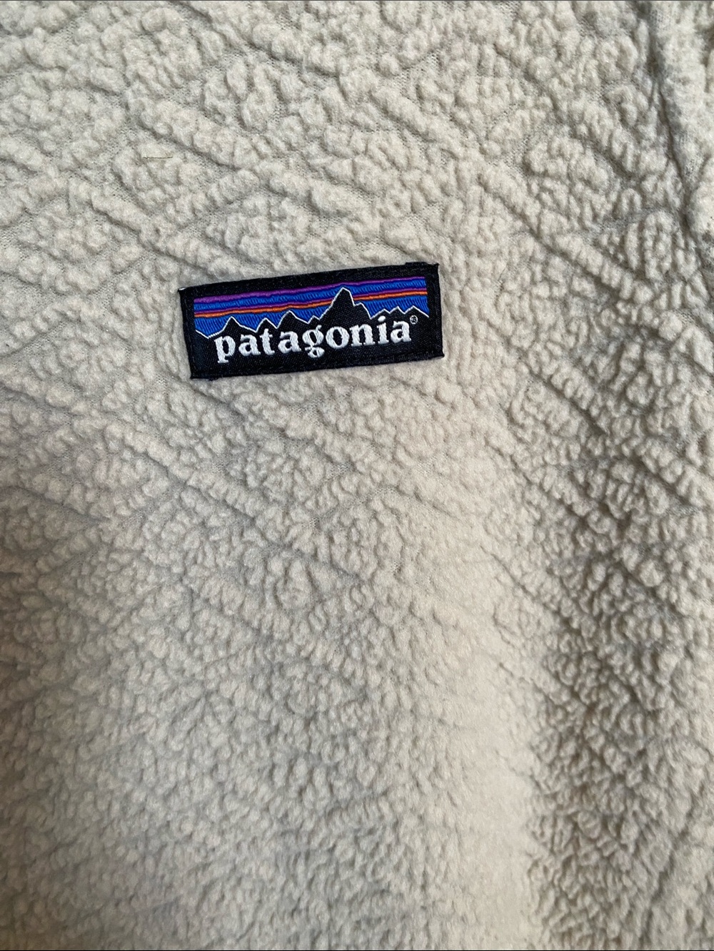 Patagonia Women's Cream Cowl Neck Fleece Pullover - Picture 3 of 5